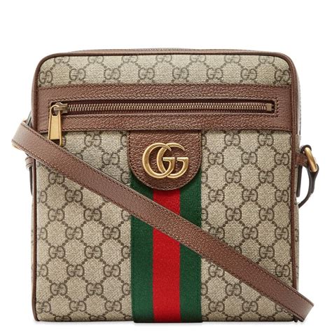 vintage gucci bag crossbody tan and cream|Gucci crossbody outlet.